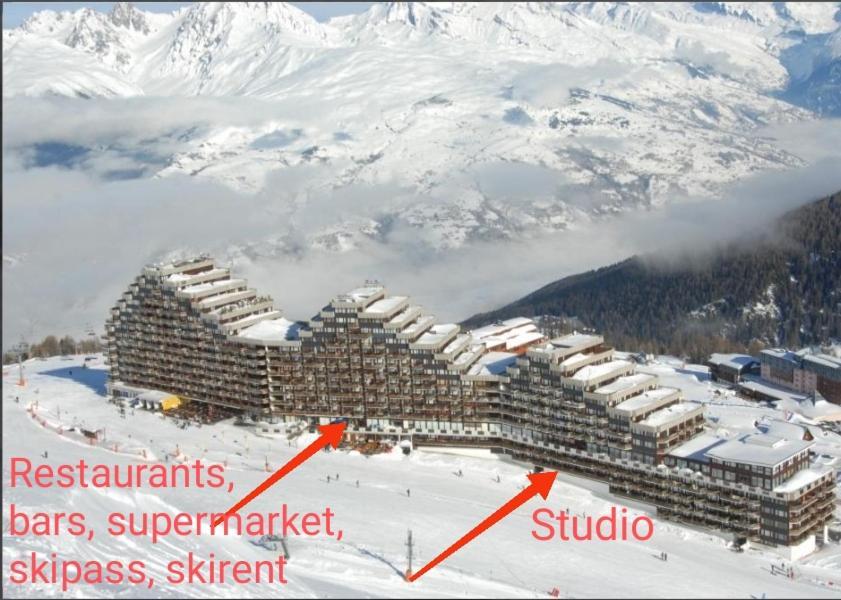 Studio Cosy 2100M Pied Des Pistes-Direct To Ski Slopes-Ski In Ski Out-La Plagne Aime 2000 外观 照片