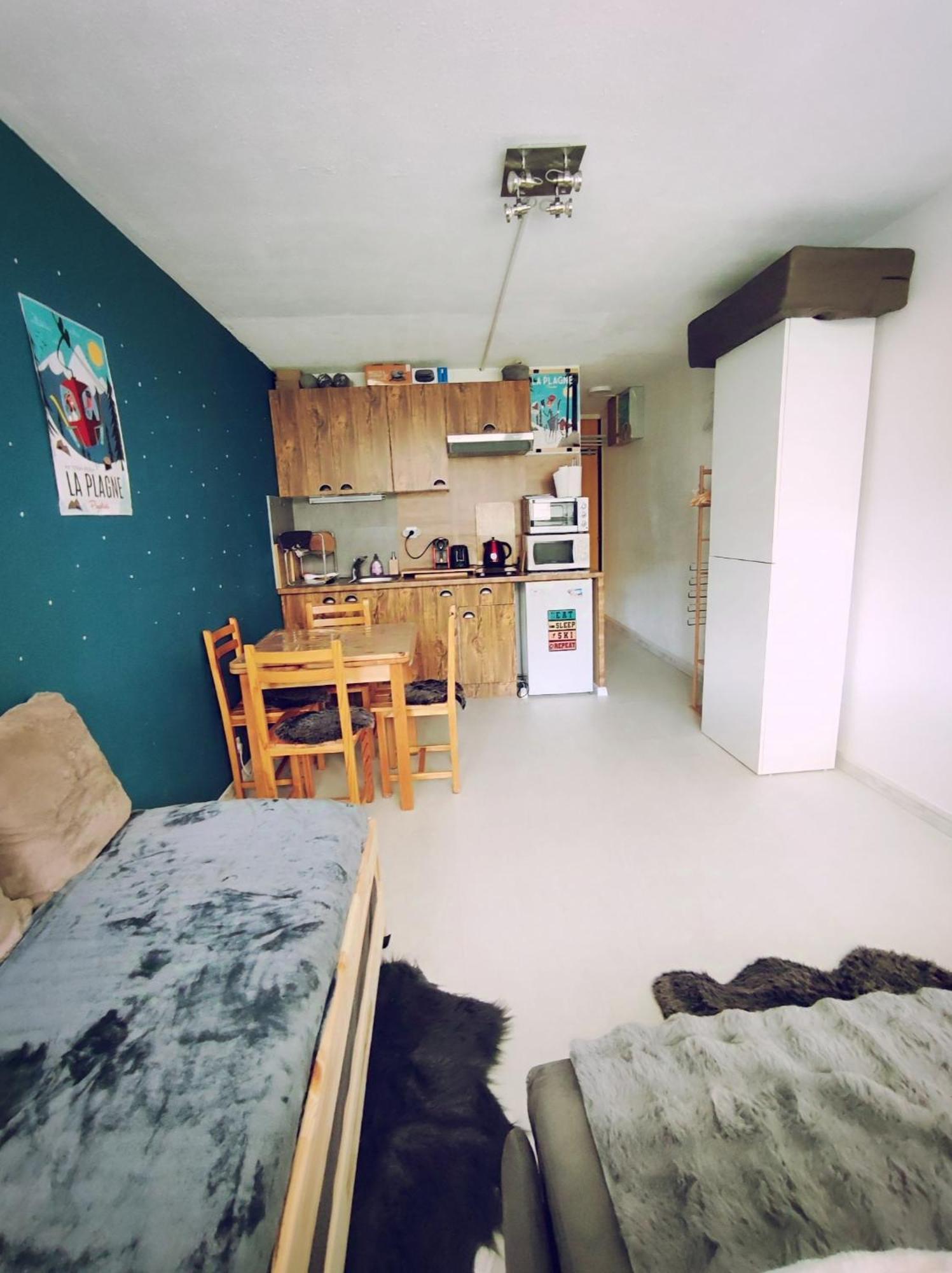 Studio Cosy 2100M Pied Des Pistes-Direct To Ski Slopes-Ski In Ski Out-La Plagne Aime 2000 外观 照片